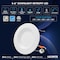 Luxrite 5/6 Inch LED Recessed Can Light 5CCT 2700K-5000K 17W 1500LM Dimmable Wet Rated ETL Listed, 4PK LR23799-4PK - alternate 1